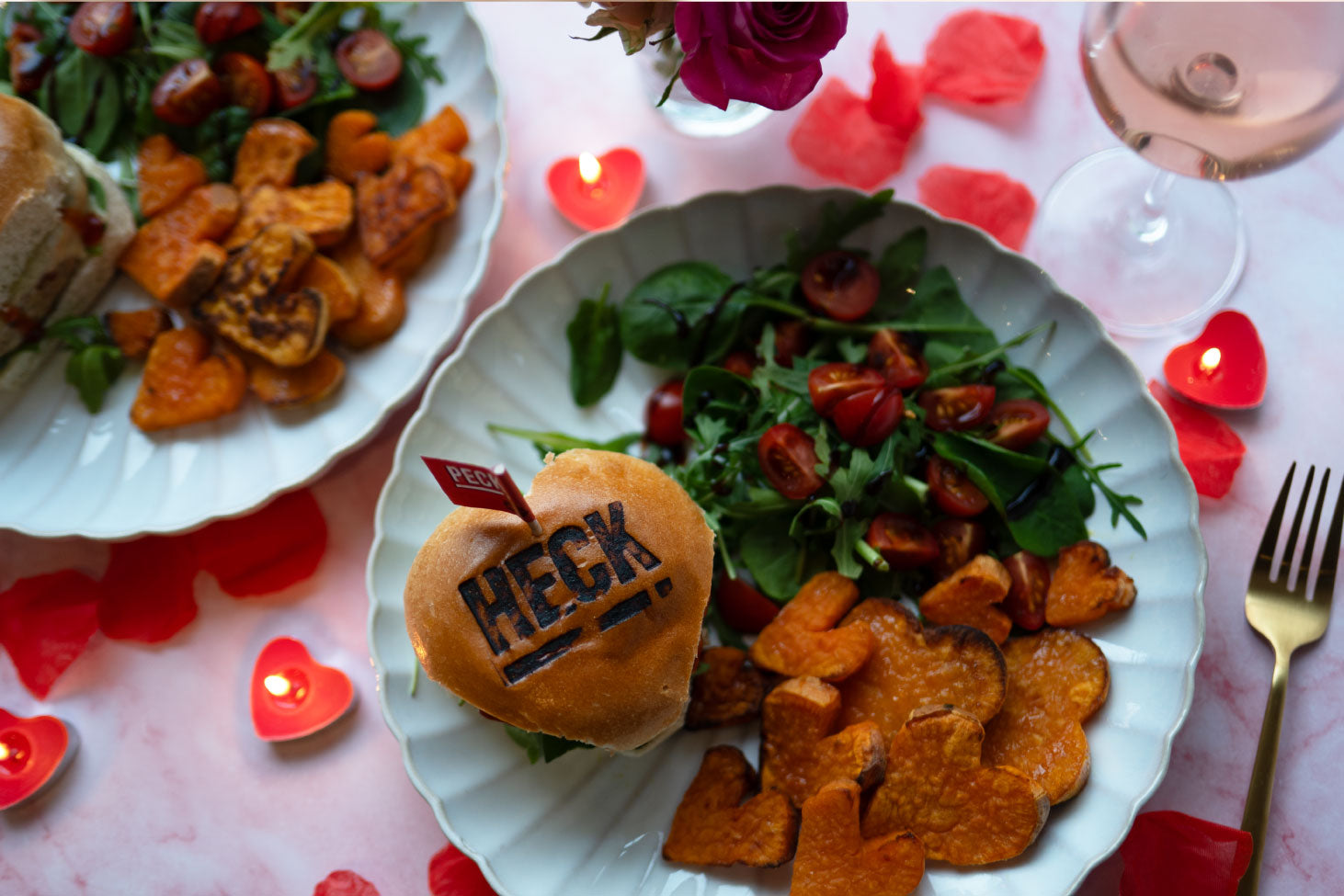 PECK! valentines burgers