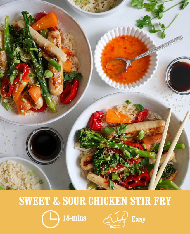 Sweet & Sour Chicken Stir Fry