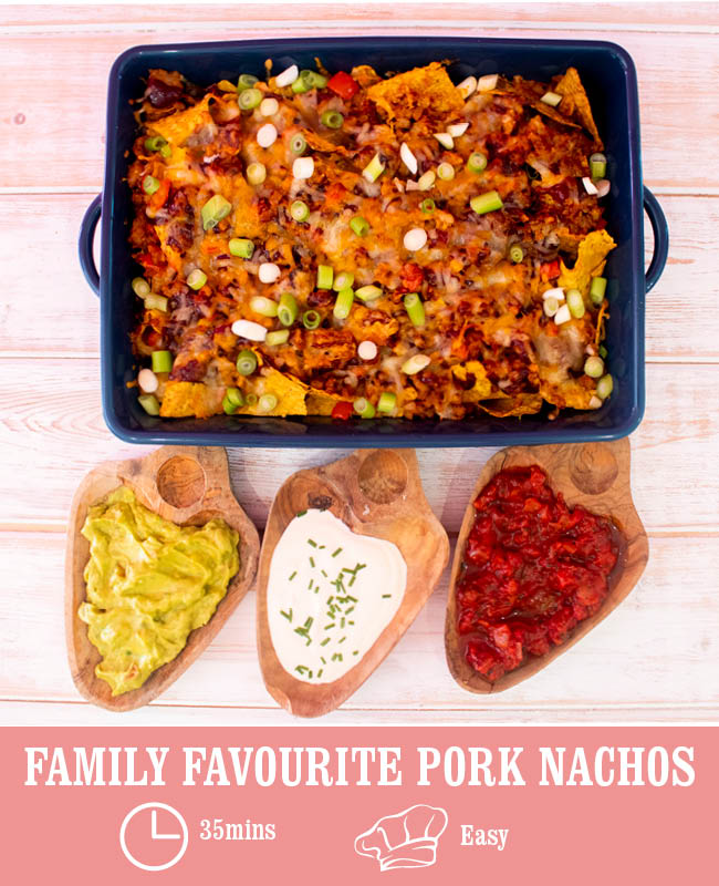 Family Favourite Pork Nachos
 &ndash; Heck Food Ltd