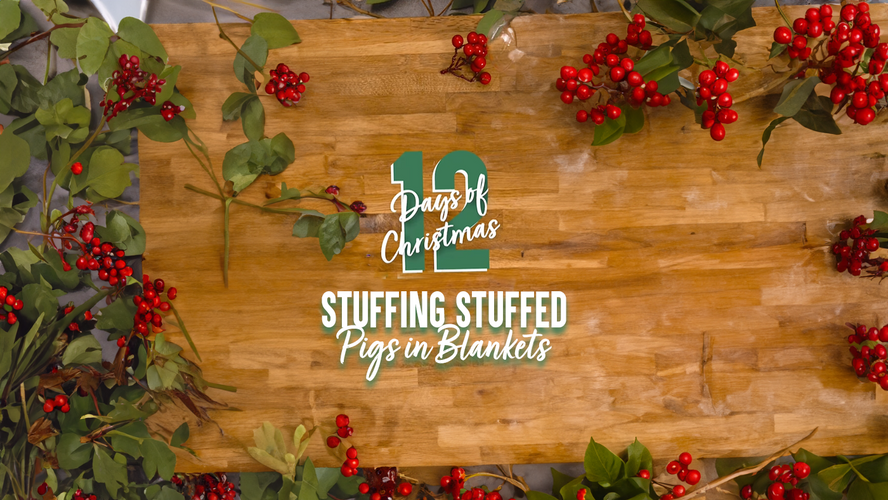 12 Days of Christmas Recipes: Stuffing stuffed Pigs in Blankets