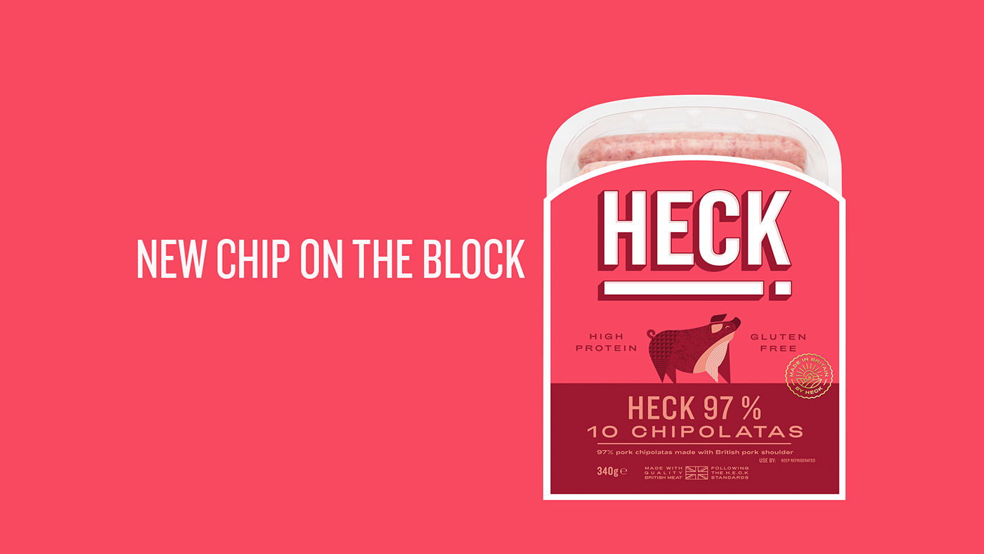 Say Hello to the New and Improved HECK! Pork Chipolatas Heck Food Ltd