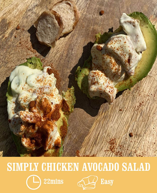 Simply Chicken Avocado Salad