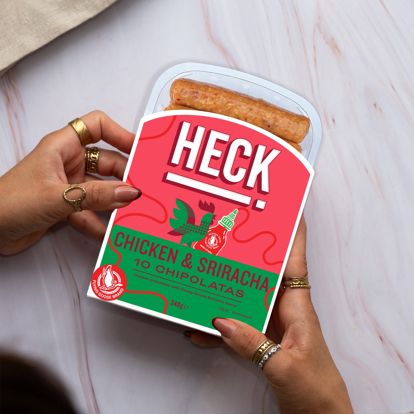 Sriracha Chicken Chipolatas