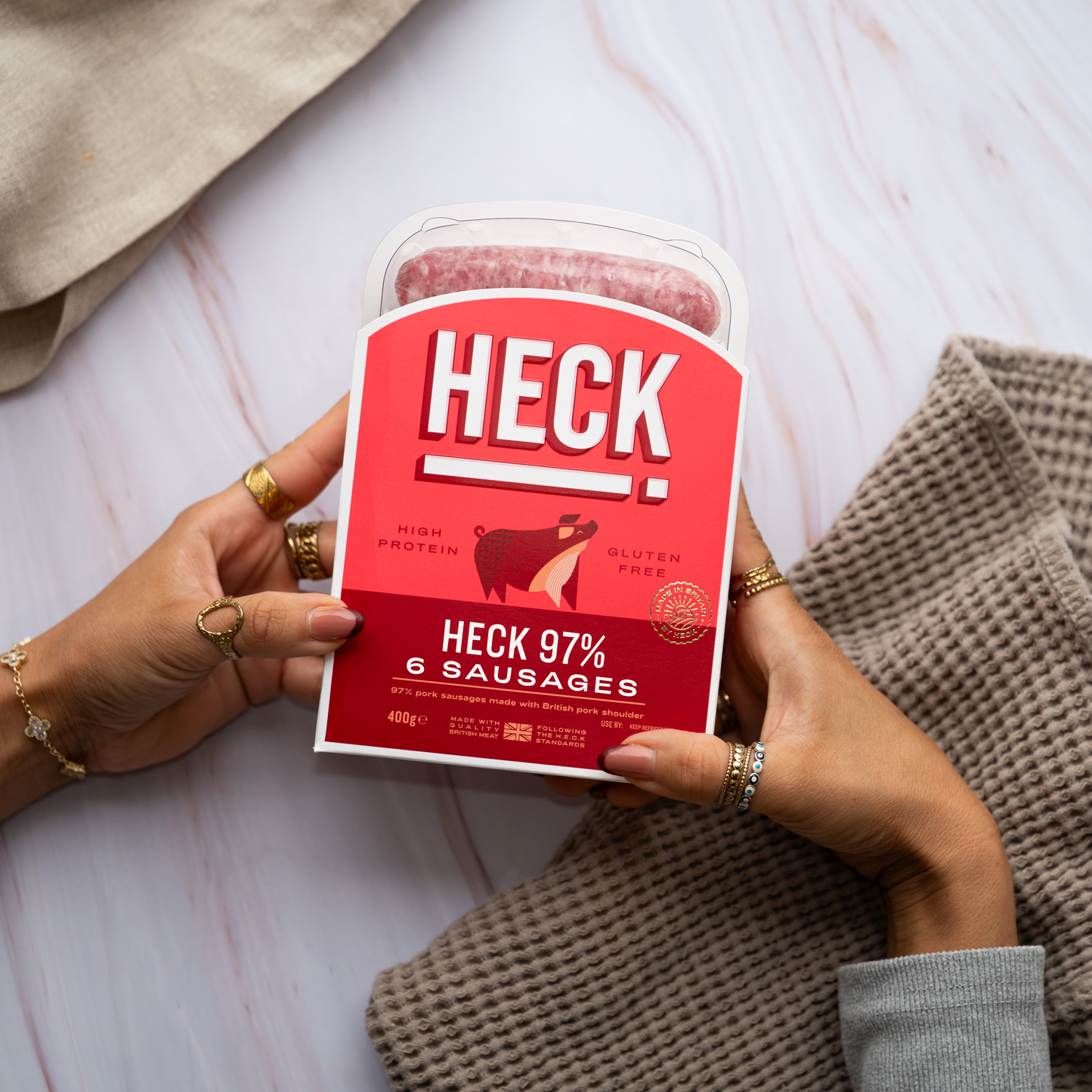 HECK 97% Pork Sausages