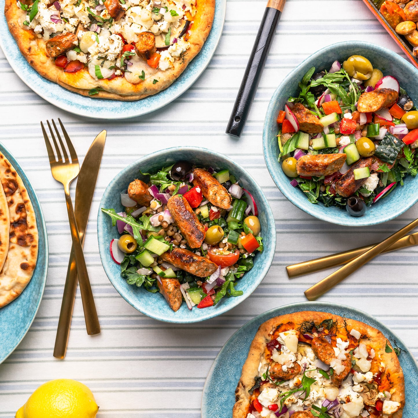 Chicken, Red Pepper & Feta Chipolatas