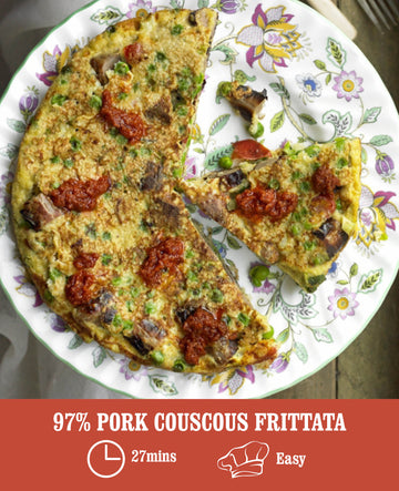 97% Pork Couscous Frittata