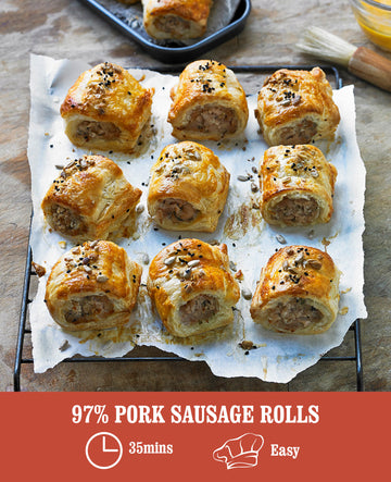 97% Pork Sausage Rolls