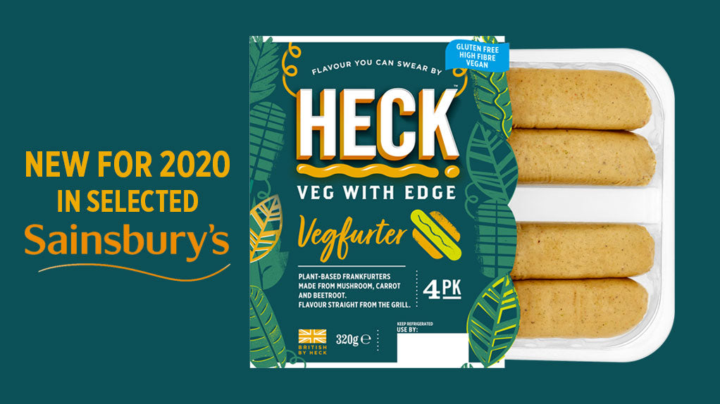 New Year, BRAND NEW Product. Grab Some HECK Vegfurters in Sainsbury’s Now!