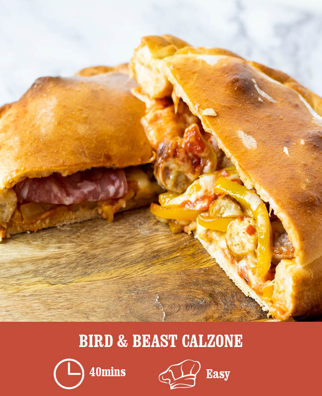 Bird & Beast Calzone