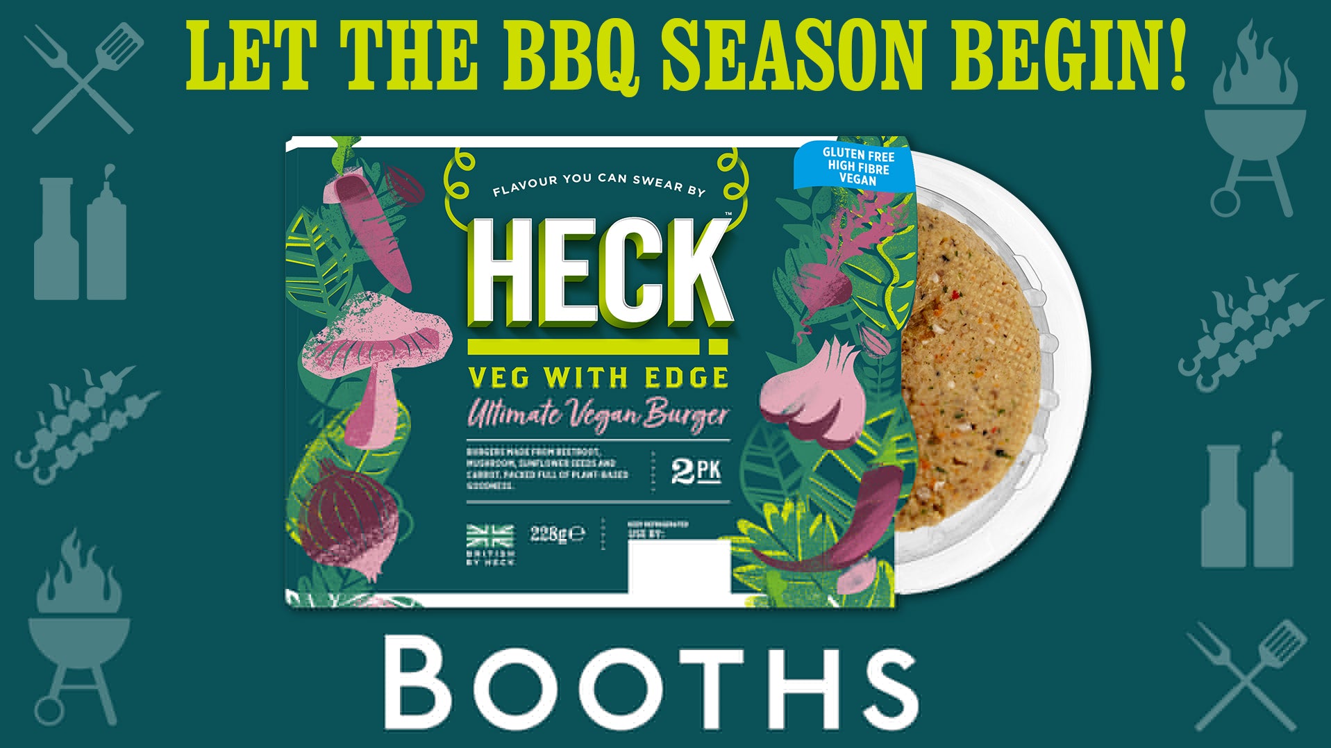Are You Ready To BBQ In The North-West? HECK Ultimate Vegan Burgers Have Hit Booths Stores