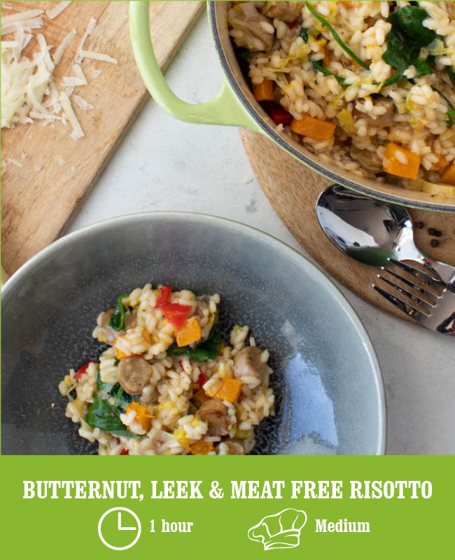 Butternut, Leek & Meat-Free Risotto