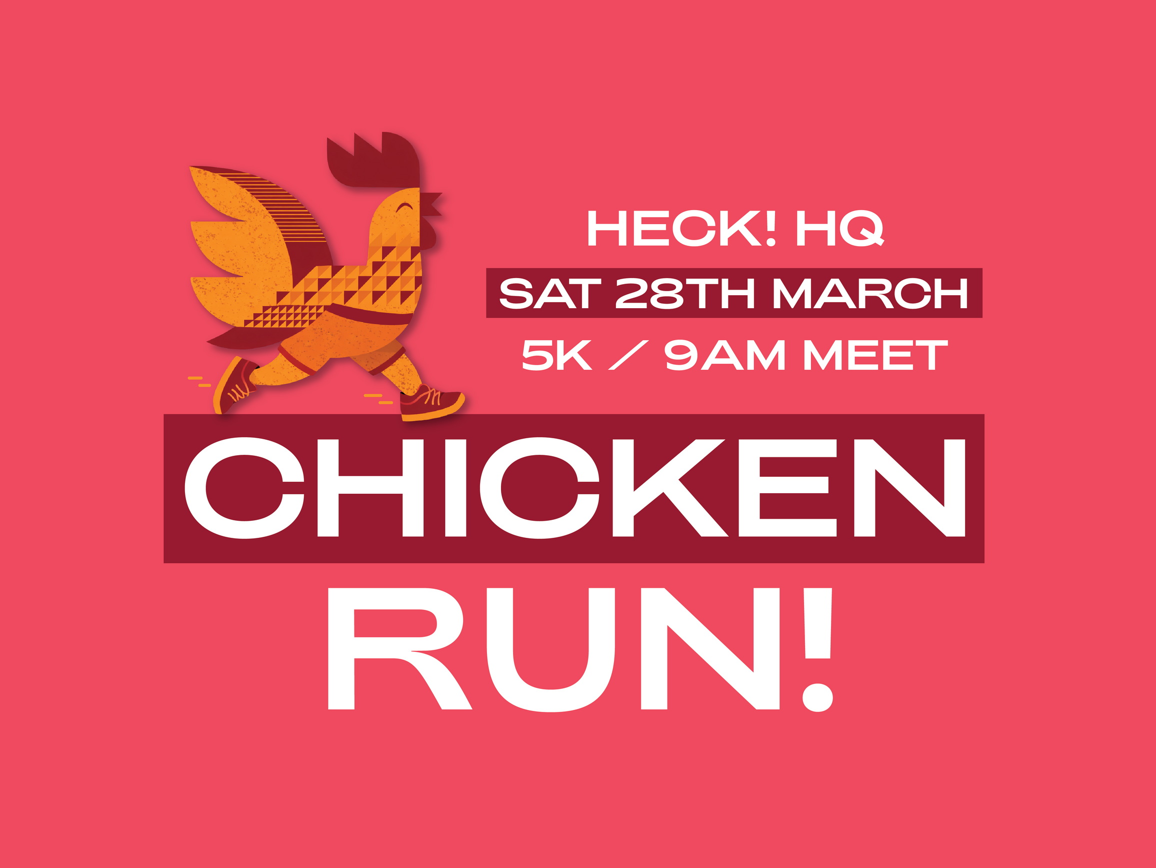 Wing It with Us at the HECK! Chicken Run on 28 March