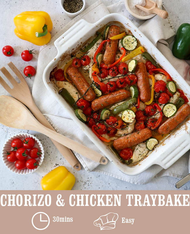 Chorizo & Chicken Traybake