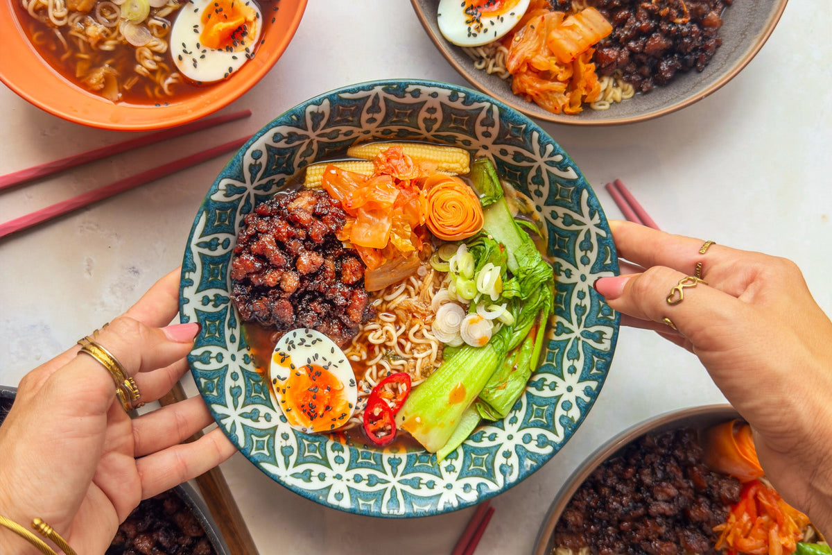 Sticky Pork Ramen Bowl