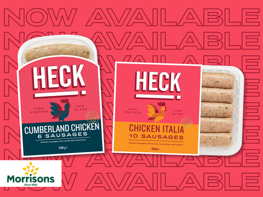 Find HECK! Chicken Italia Sausages & HECK! Chicken Cumberland Sausages in Morrisons