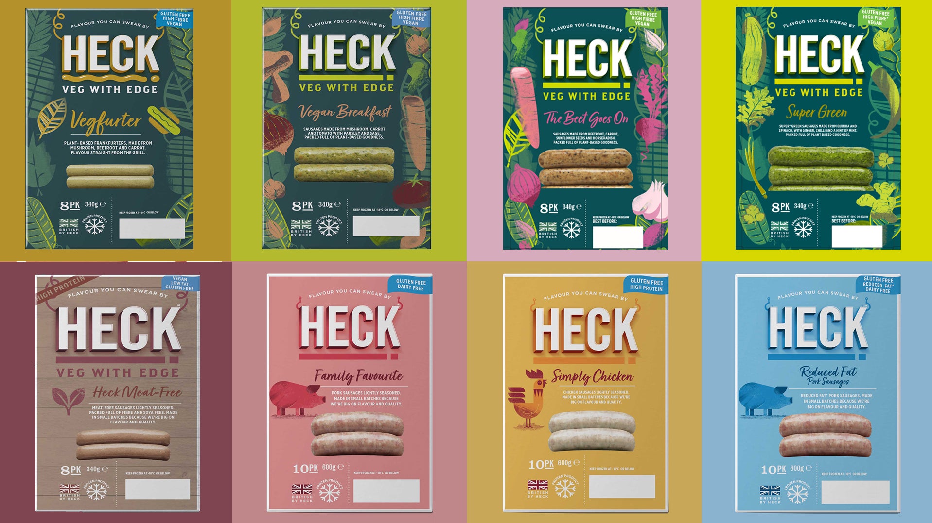 Our Favourite Meat Flavours Join The HECK Frozen Range!