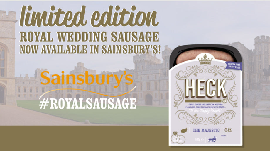 Celebrate the wedding of Prince Harry & Meghan Markle with Sweet Ginger Pork Sausages!