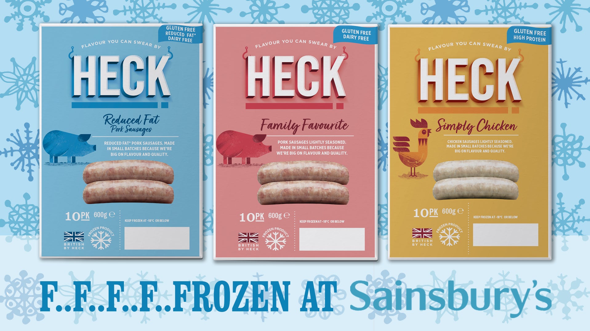 Check Out HECK F..F..F..F.. Frozen Meat Sausages At Sainsbury’s