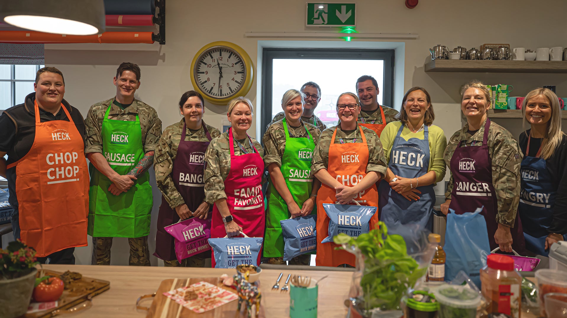 HECK Fire Up RAF Leeming Catering Students