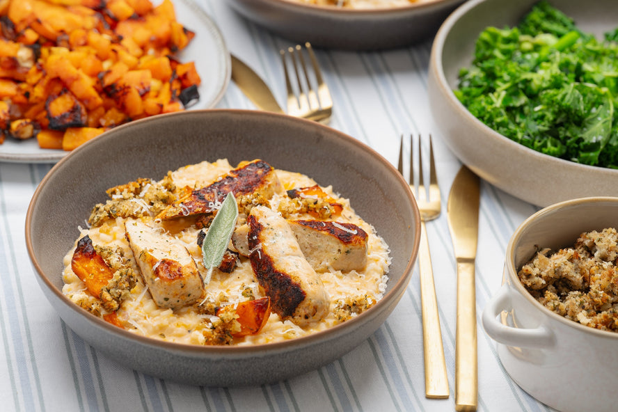 HECK! Chicken Italia & Butternut Squash Risotto