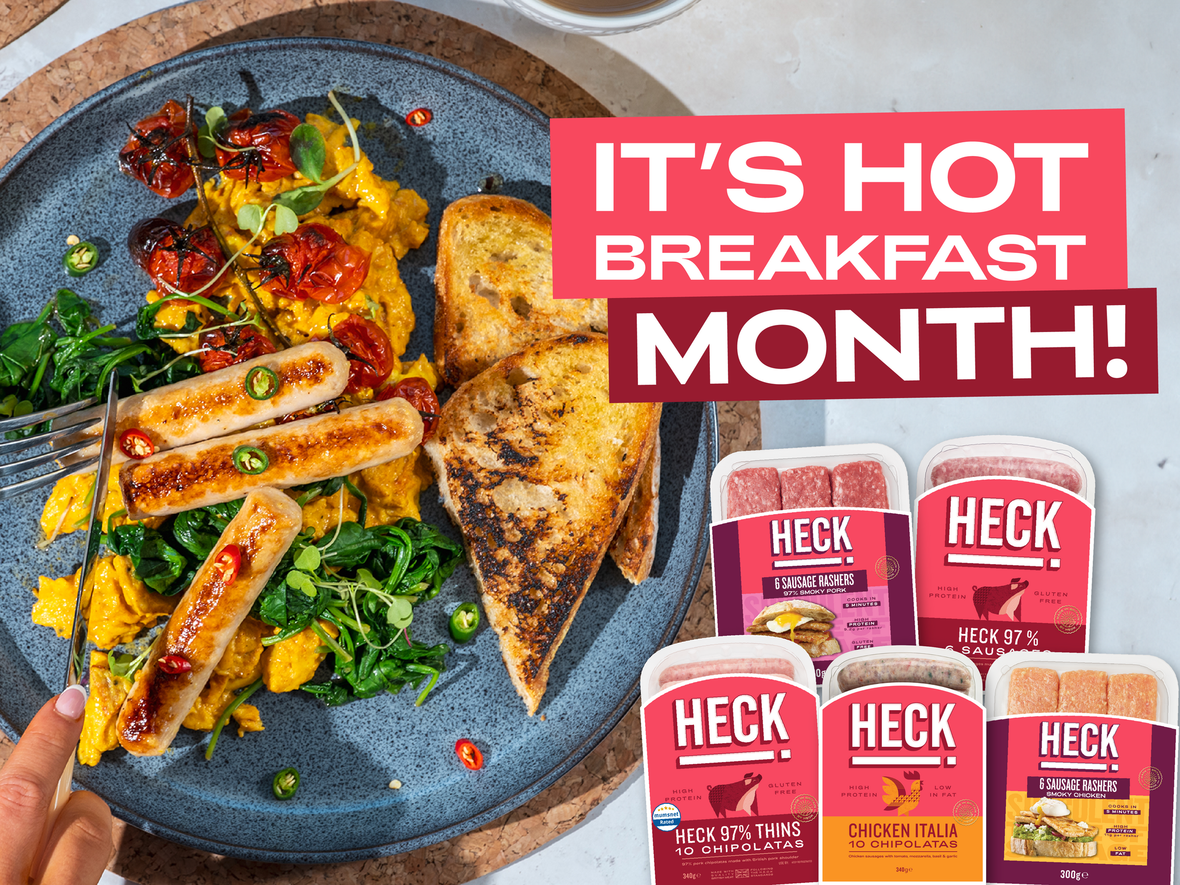 Better Mornings Start with the HECK! Hot Breakfast Bundle
