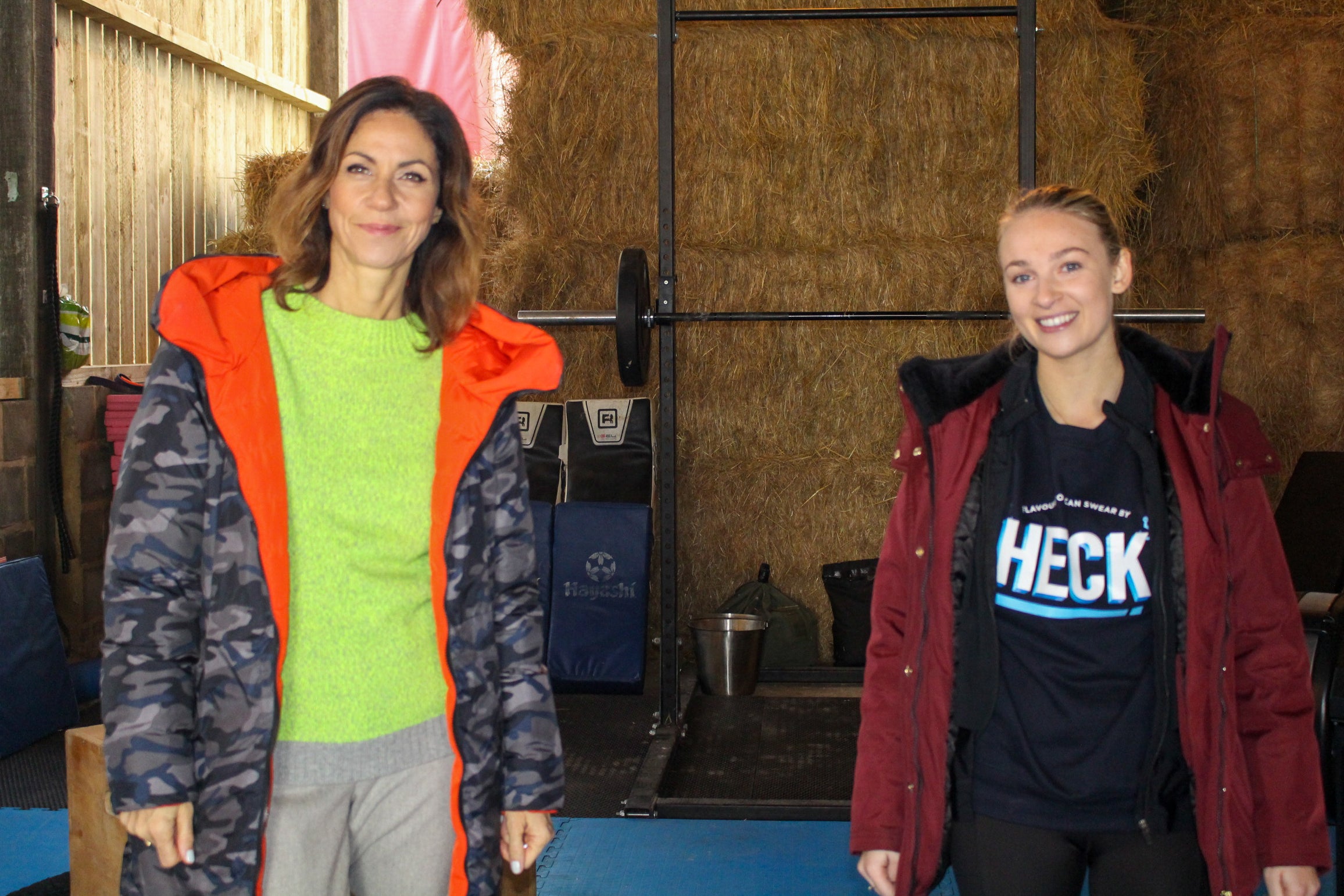 Julia Bradbury & HECK’s Mica Check Out The Factory’s Outdoor Gym