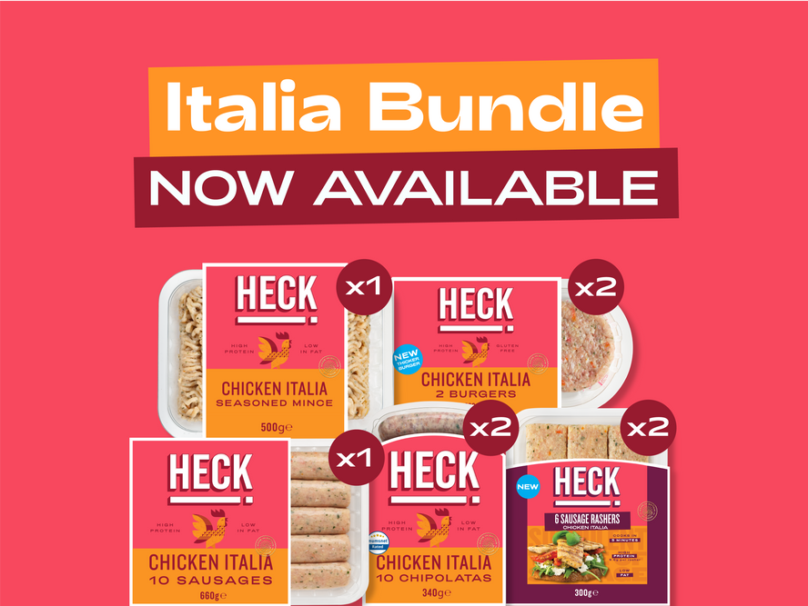 All of Your Favourites Wrapped Up in the HECK! Chicken Italia Bundle