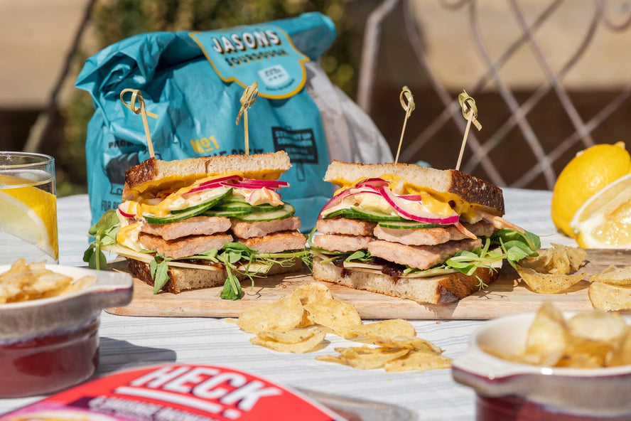 Jason’s HECK! Smoky Pork Salad Sandwich