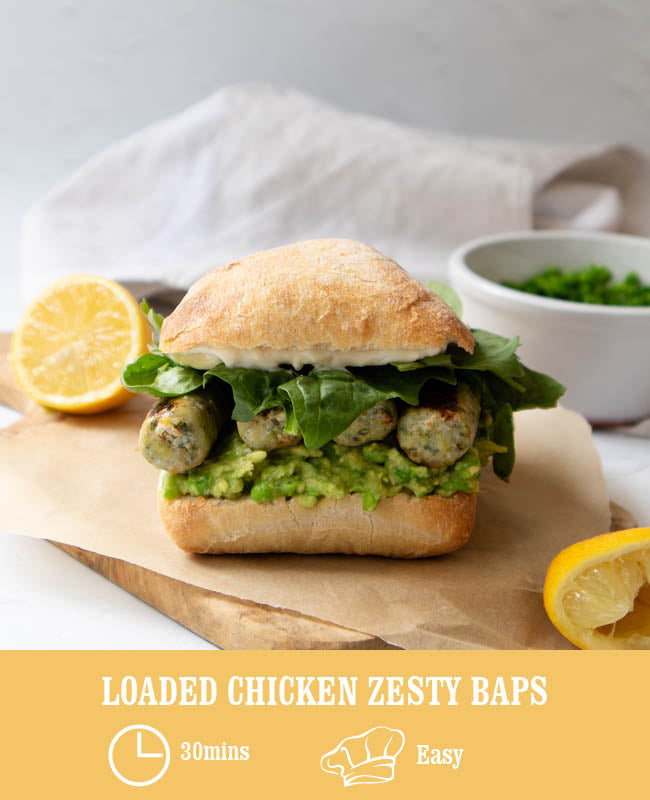 Loaded Zesty Chicken Bap