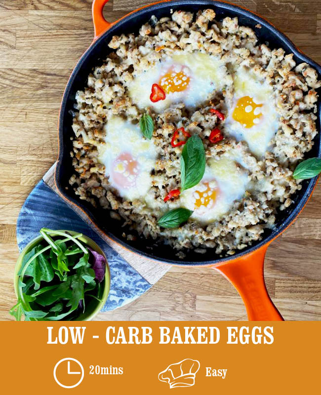 Low-carb Baked Eggs