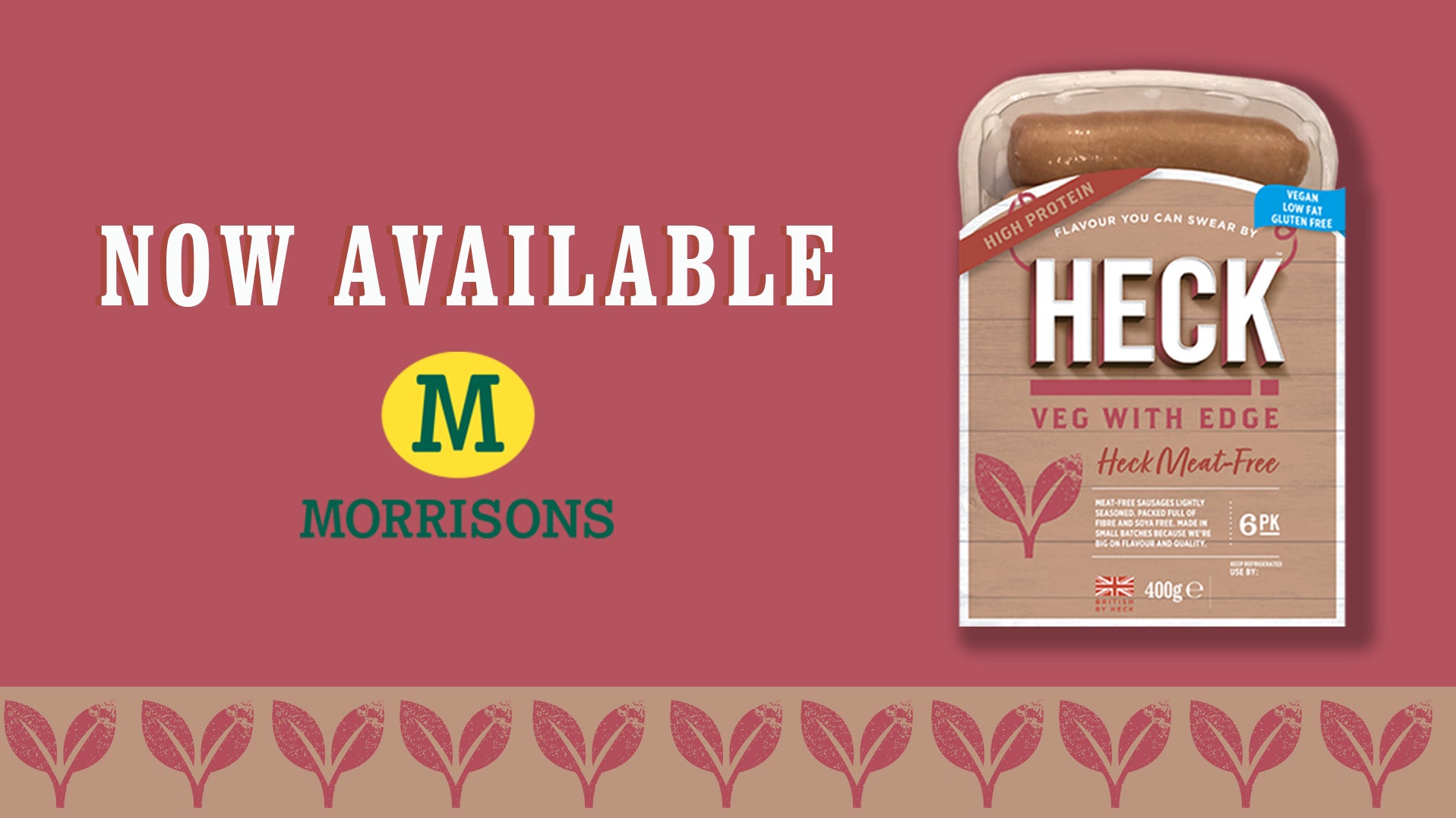 HECK Fans Get What HECK Fans Want. Hello, HECK Meat-Free Sausages!