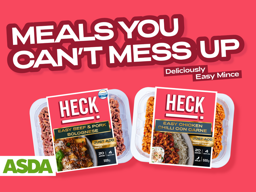 New HECK! Just Add Minces Bring Easy Meals to Asda