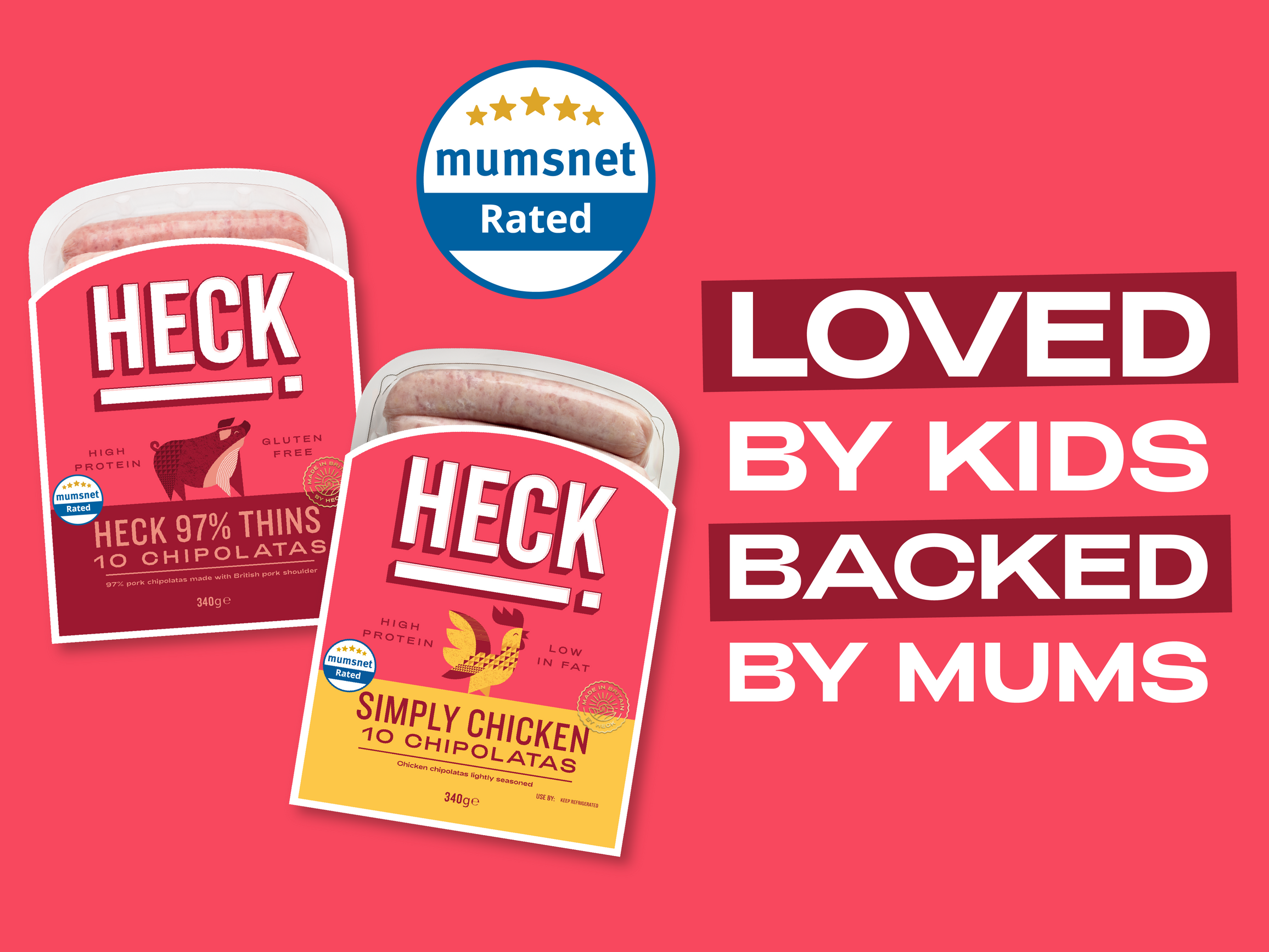 HECK! Sausages Get the Mumsnet Seal of Approval