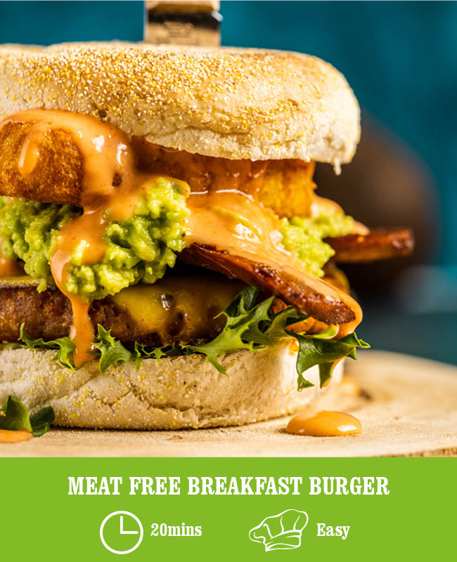 Meat Free Breakfast Burger