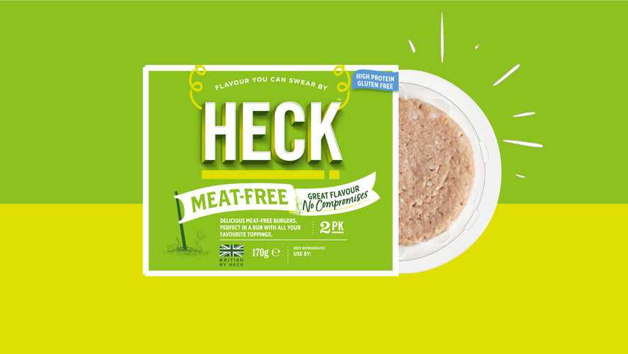 Find Brand New HECK Meat-Free Burgers in Sainsburys Stores Today!