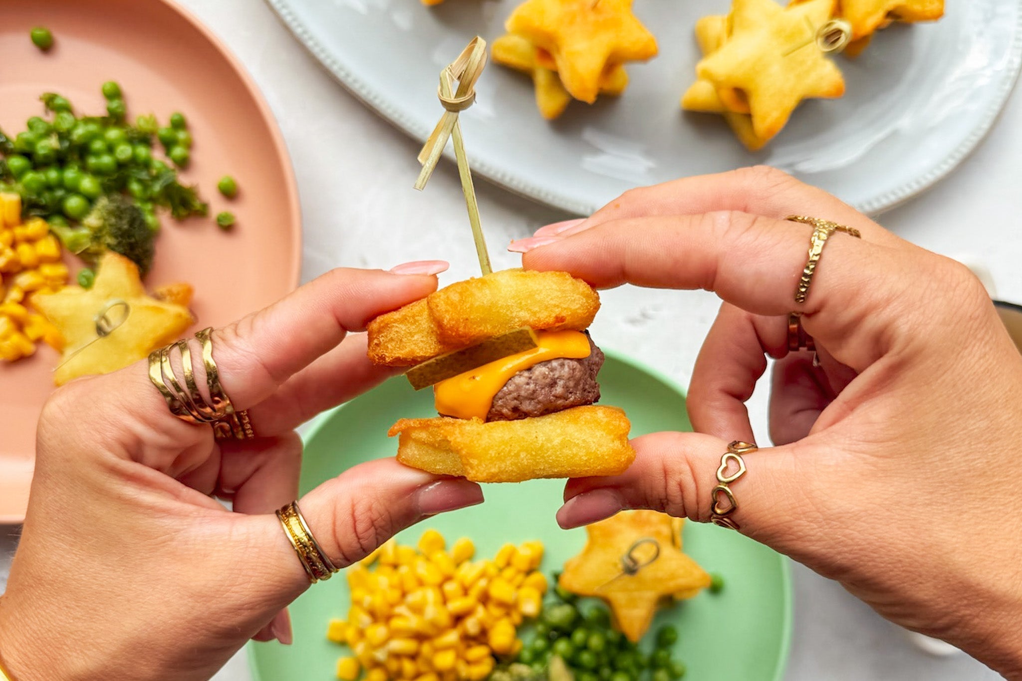 Mini Star Burgers