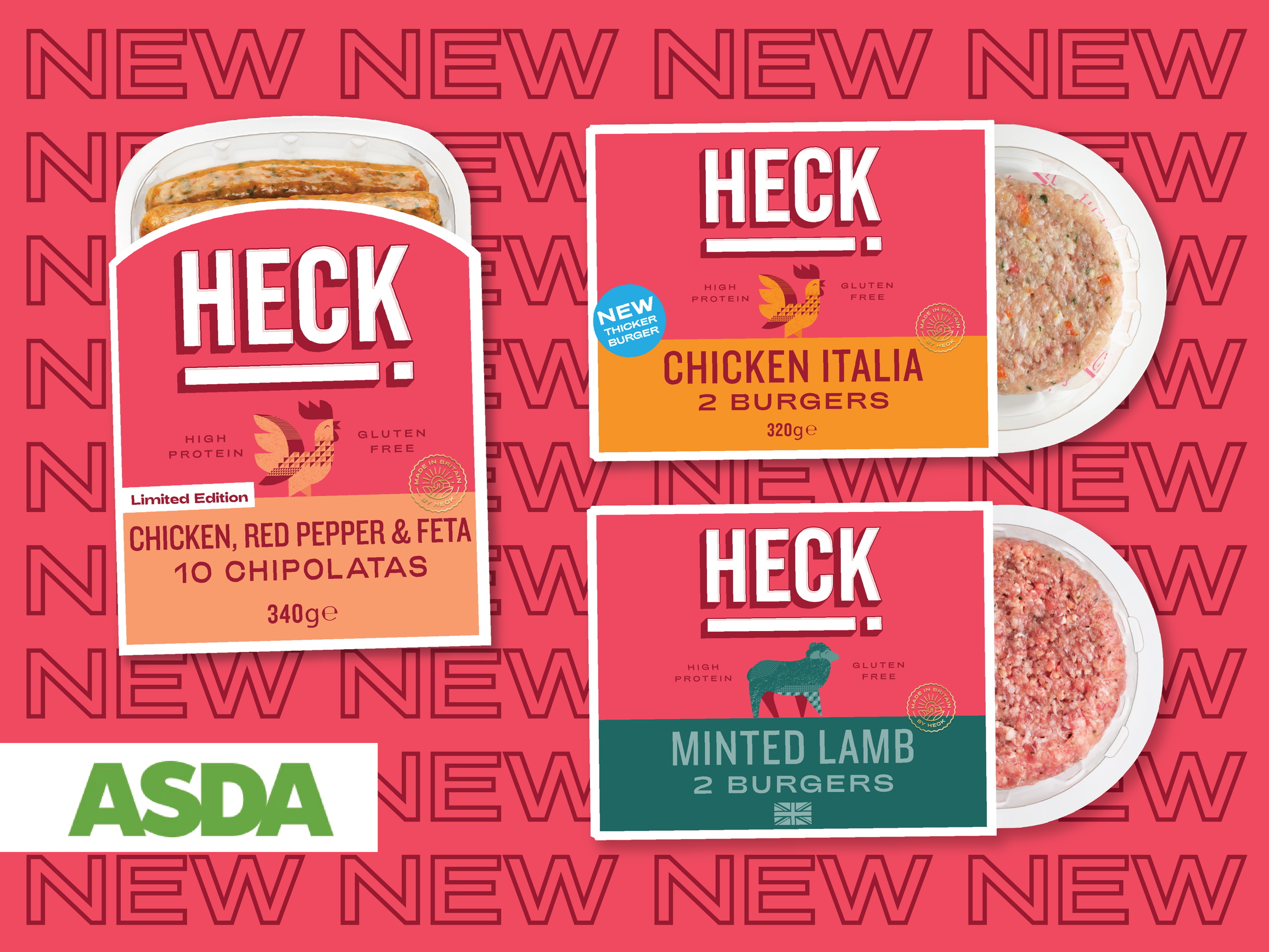 Asda Welcomes Fresh HECK! Flavours for Spring