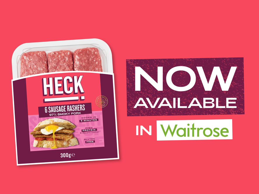 Waitrose Welcomes HECK! Pork Sausage Rashers