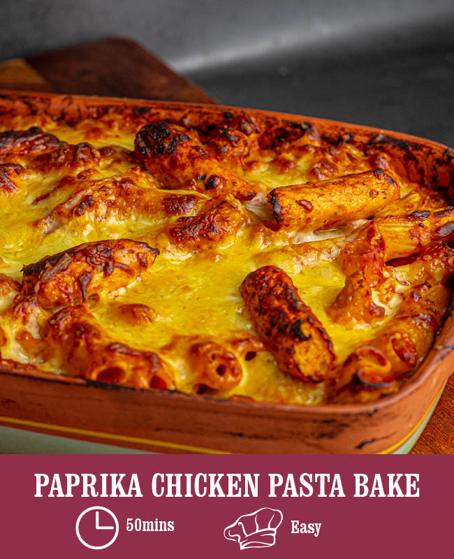 Paprika Chicken Pasta Bake