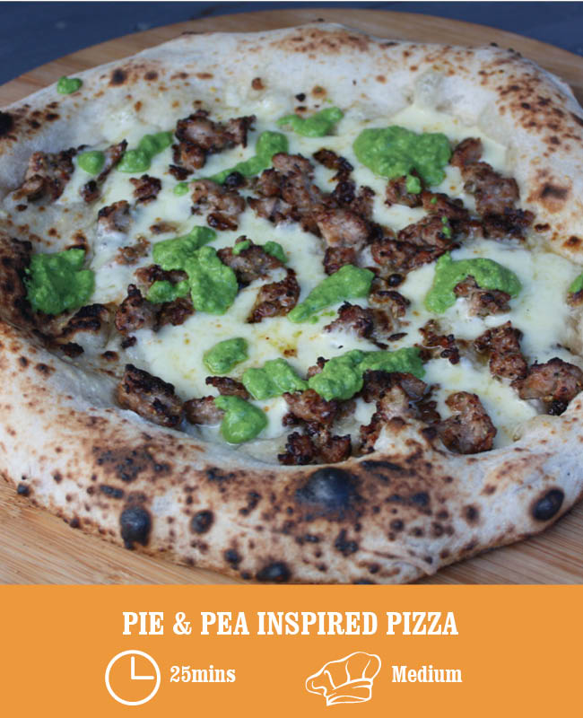 Pie & Pea Inspired Pizza (Neapolitan Style)