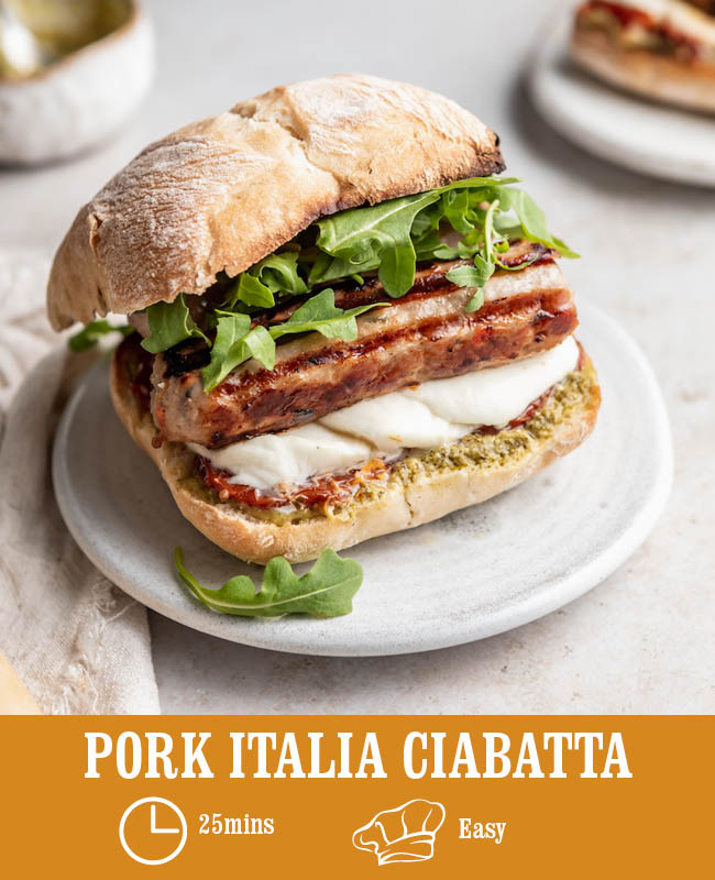 Pork Italia Ciabatta