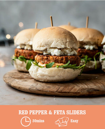 RED PEPPER & FETA SLIDERS