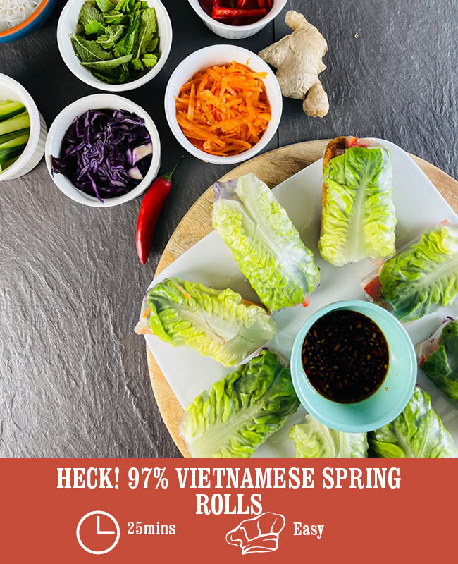 Heck! 97% Vietnamese Spring Rolls