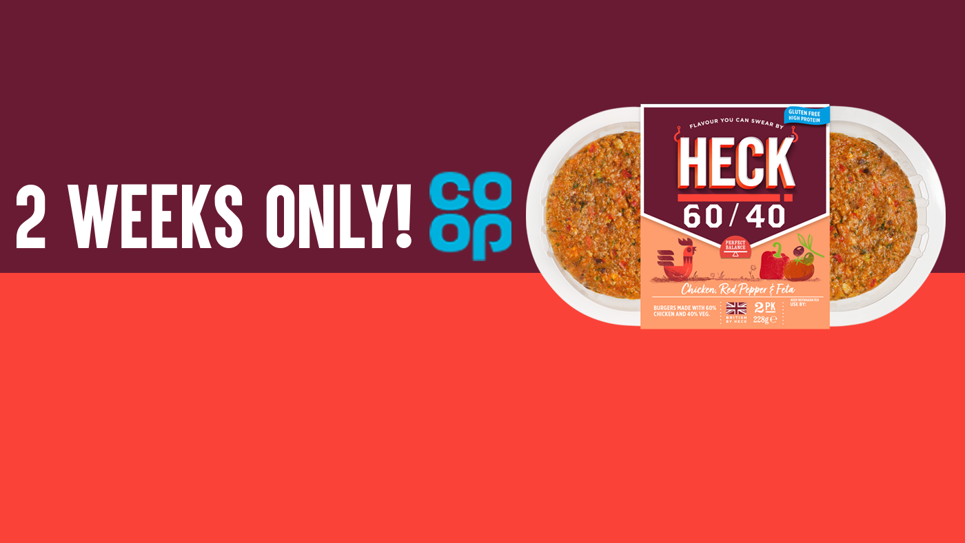 Spotted HECK 60/40 Chicken, Red Pepper & Feta Burgers in Co-op Lately?
