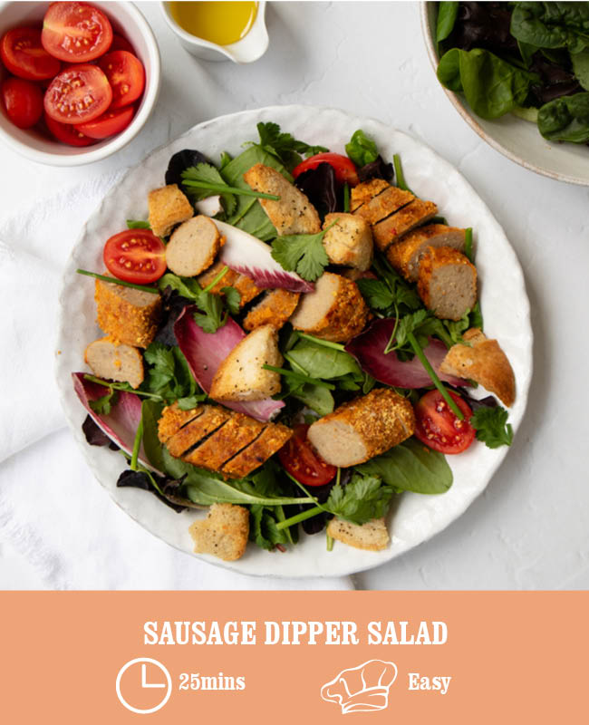 Sausage Dipper Salad