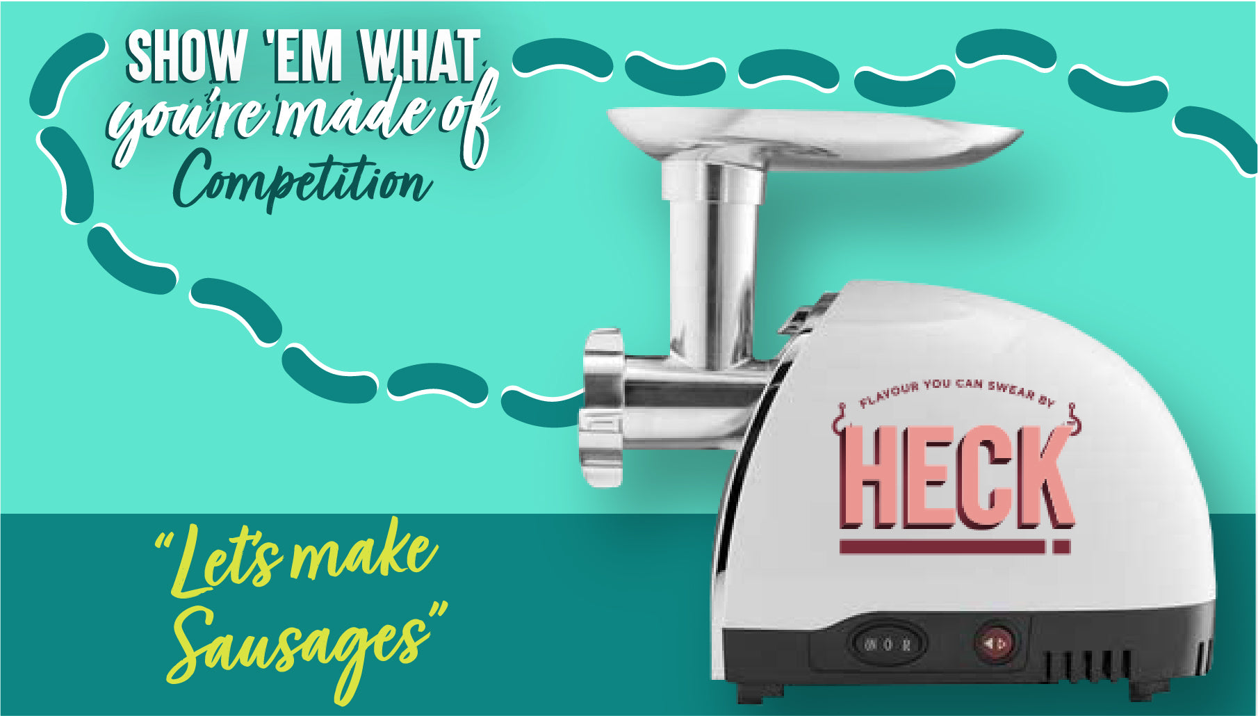 Win A Sausage Making Kit & A Virtual Date With HECK’s Calum!