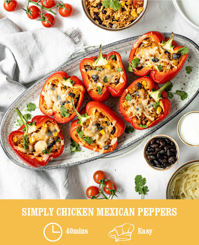 Simply Chicken Mexican Peppers