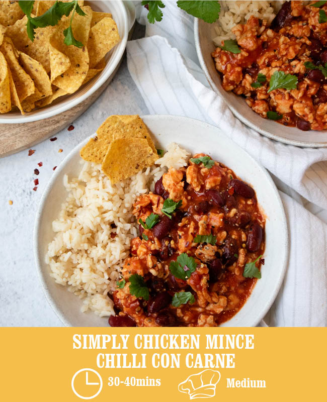 Simply Chicken Mince Chilli Con Carne