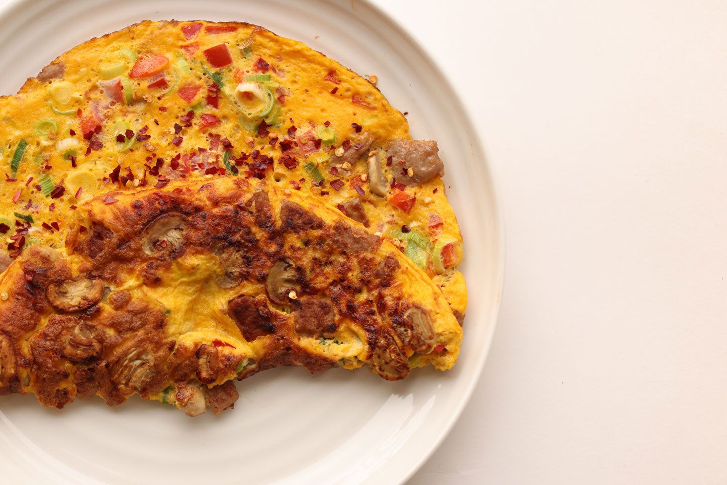 Hearty omelette
