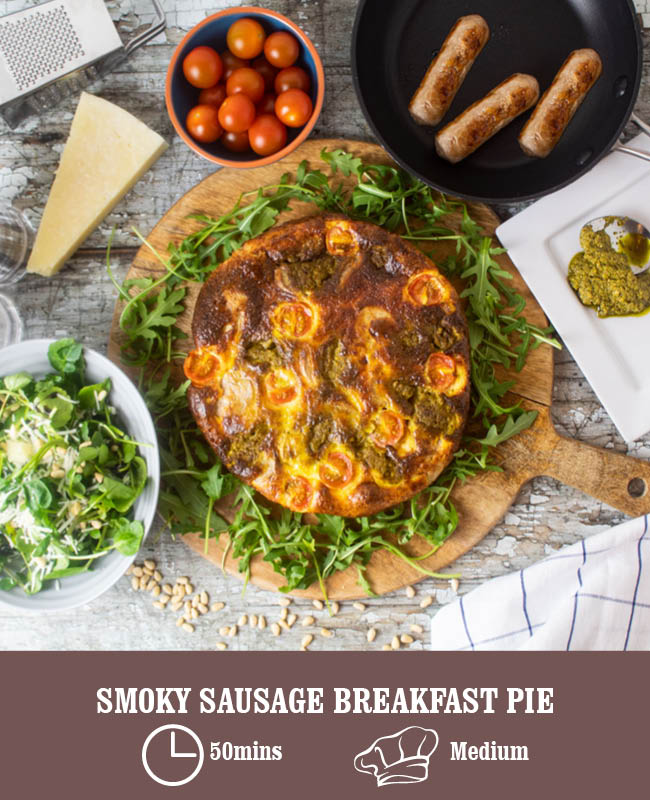 Smoky Sausage Breakfast Pie